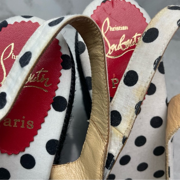 Cristian Louboutin Espadrille Wedges - Picture 8 of 11